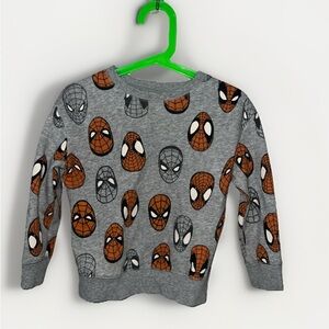 Spider-Man Themed Kids Gray Shirt